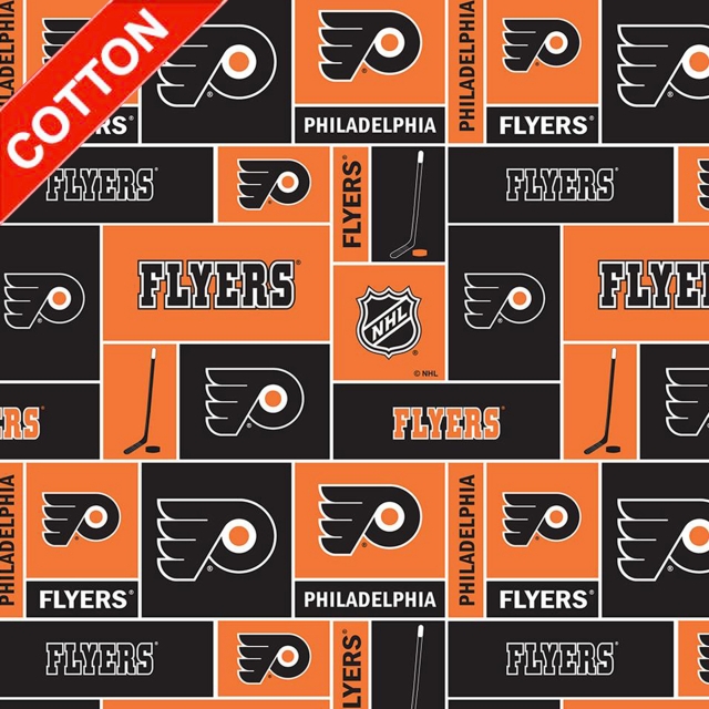 ⛸️⛸️⛸️Philadelphia Flyers NHL Cotton Fabric